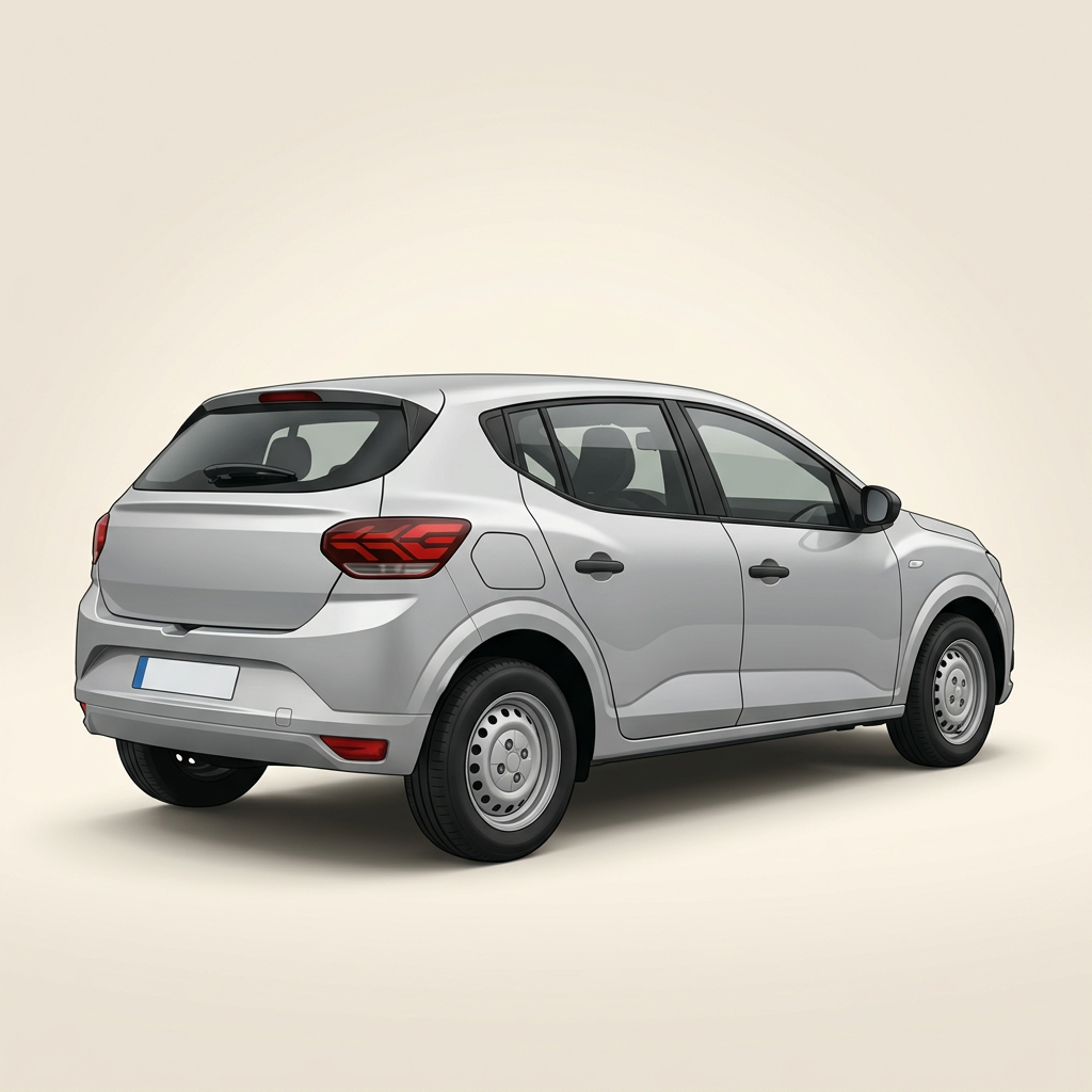 Dacia Sandero, vue arrière